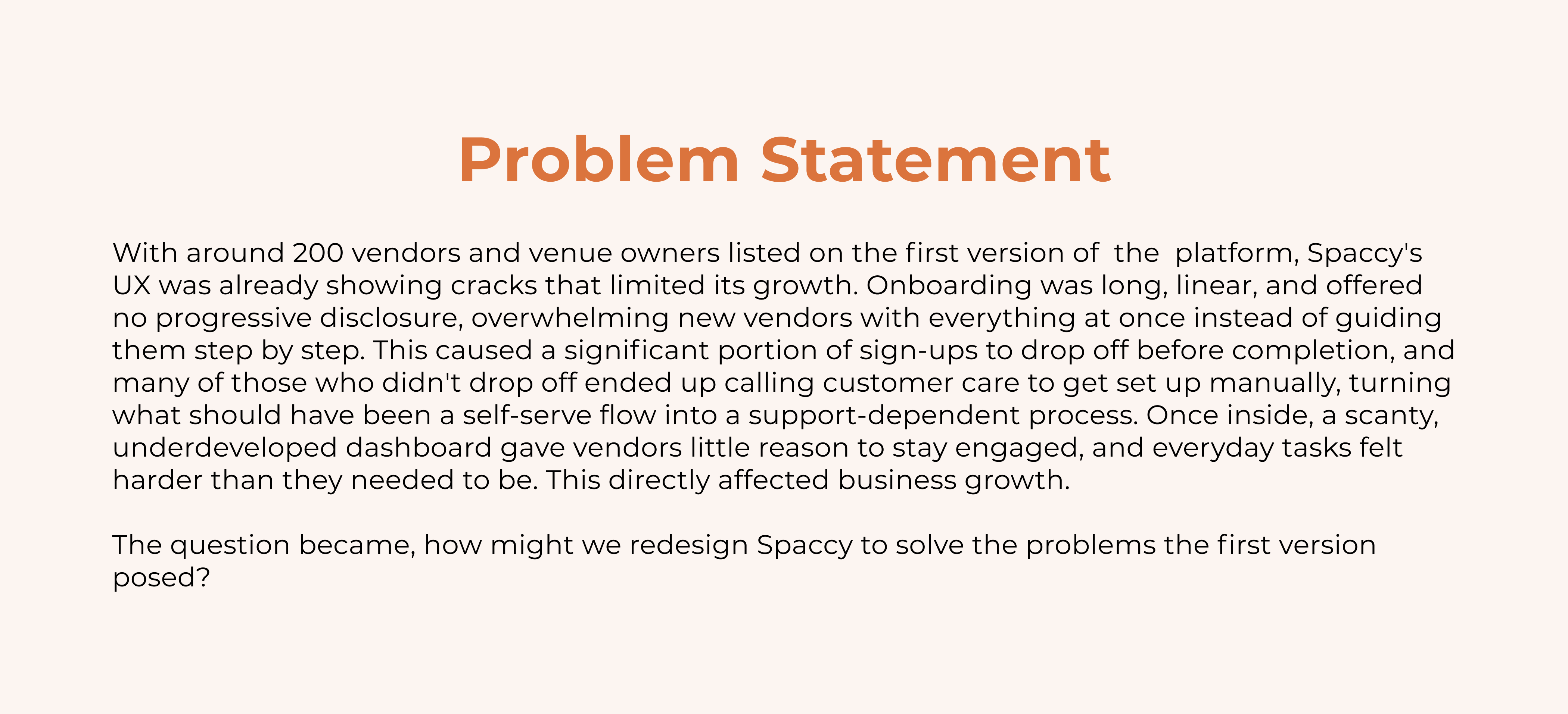 Spaccy Case Study - Screen 3