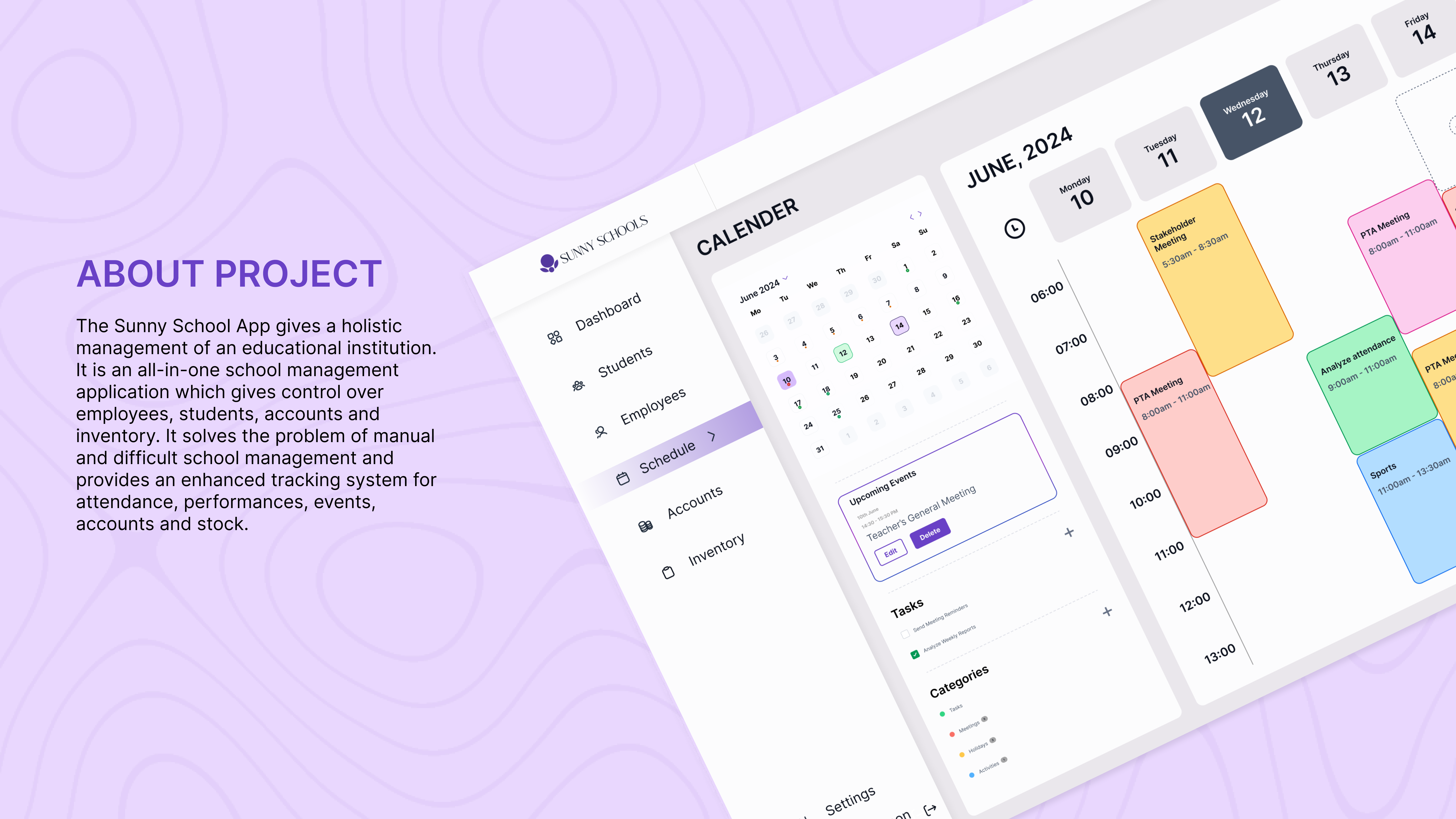 Sunny Schools Case Study - Screen 2