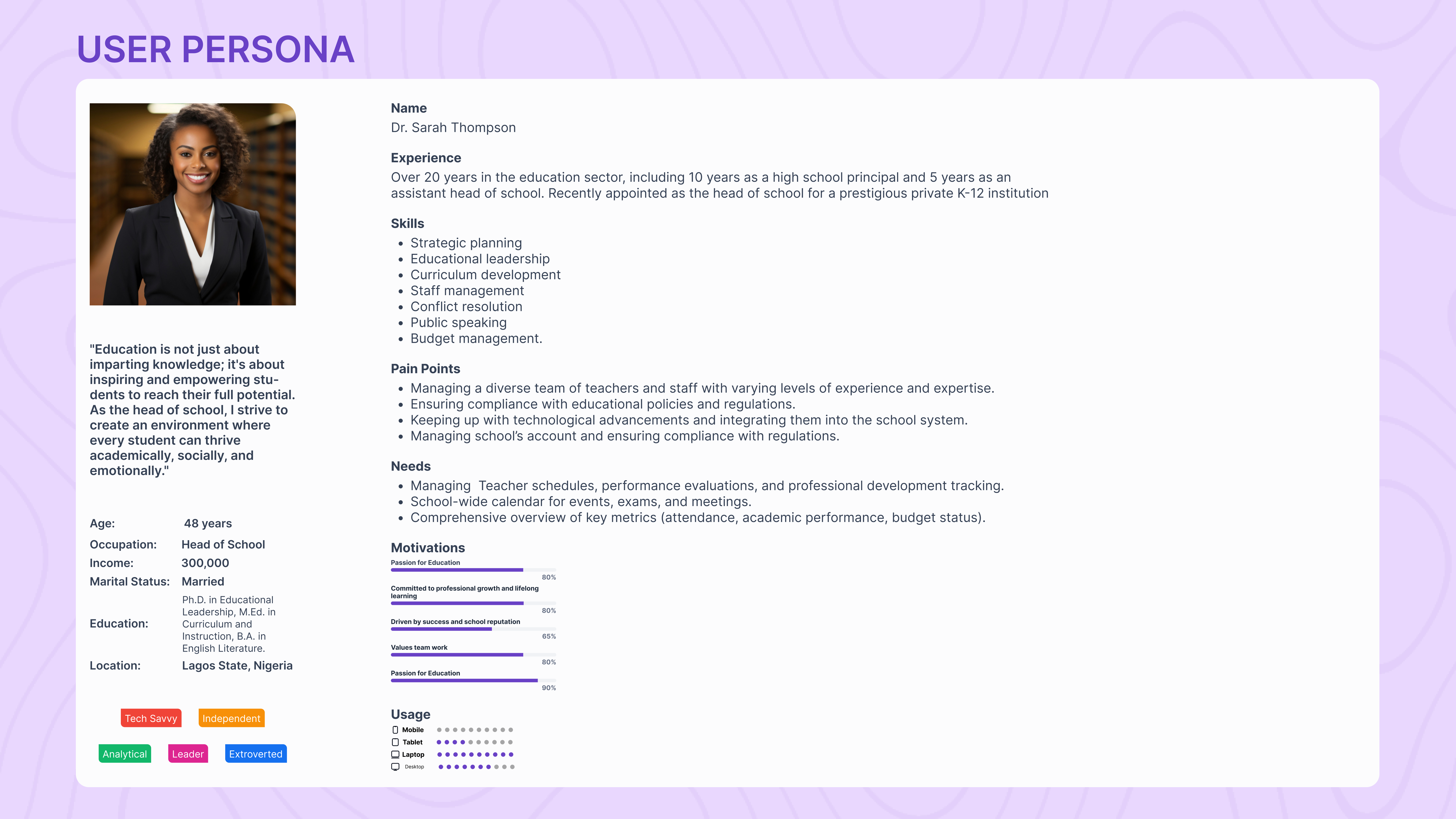 Sunny Schools Case Study - Screen 6
